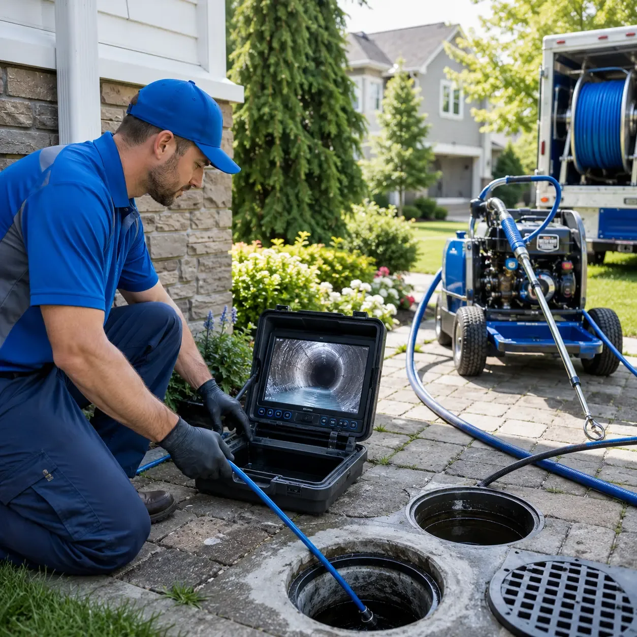 Outdoor drain cleaning professionals serving Gillett, TX