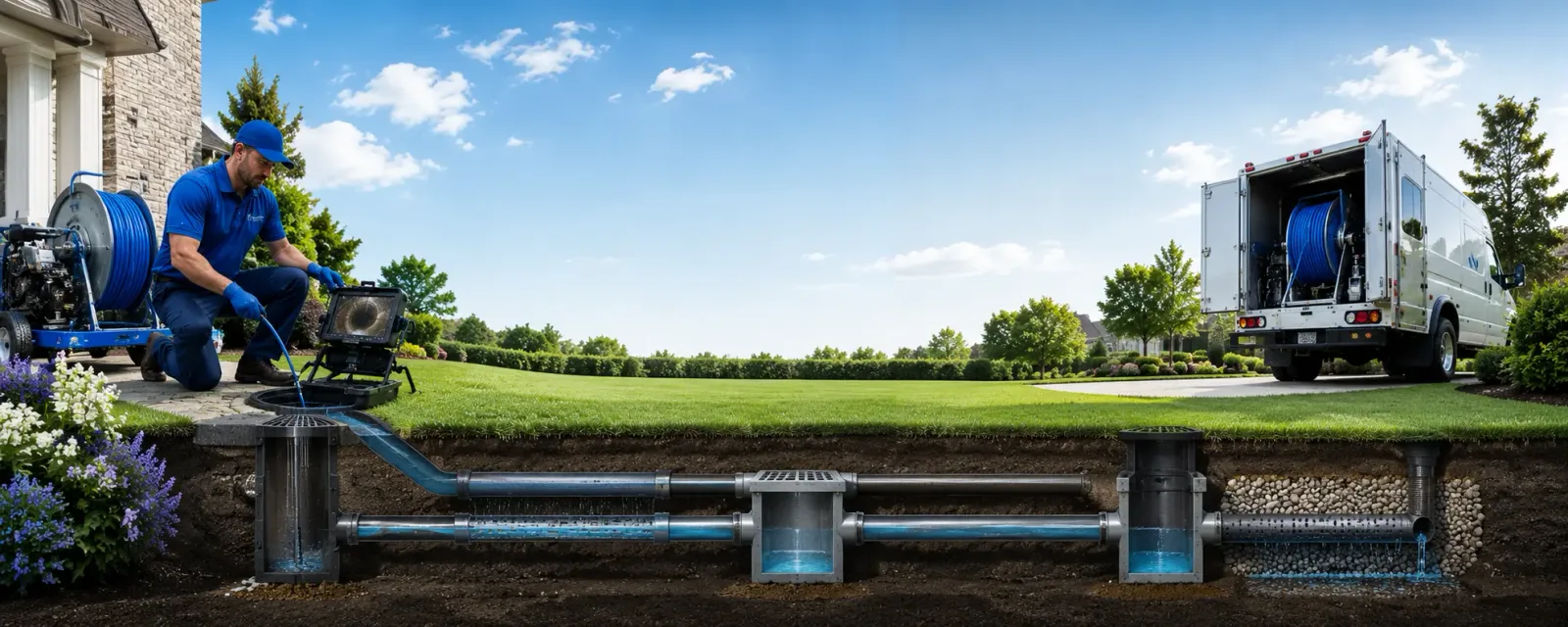 Outdoor drain cleaning information for Gillett, TX
